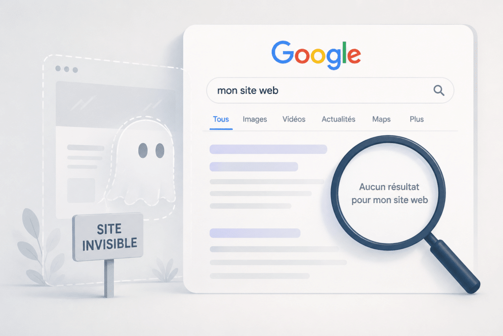Pourquoi mon site n'apparaît pas sur Google